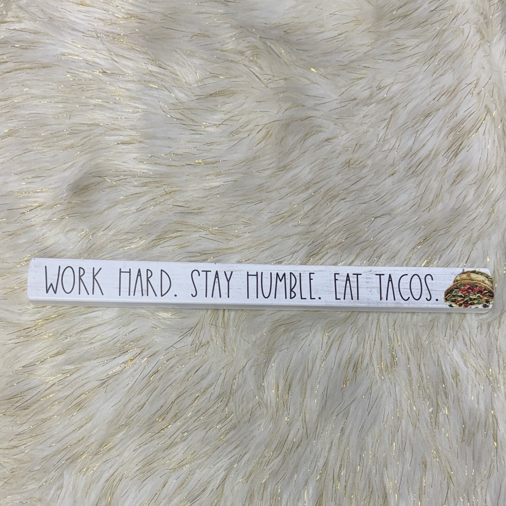 Inspirational White Wooden Sign